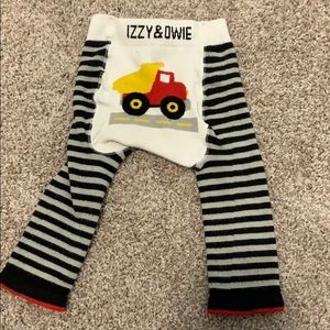 Izzy and Owie dump truck pants/leggings